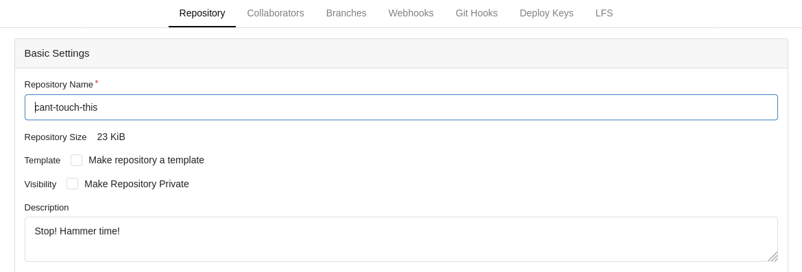 This user has access to git hooks on his repo? Score!